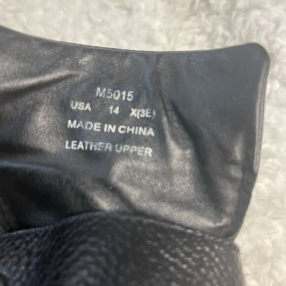 Propet Scandia Strap Black Grain Leather Men’s loafers SZ14 main image 5